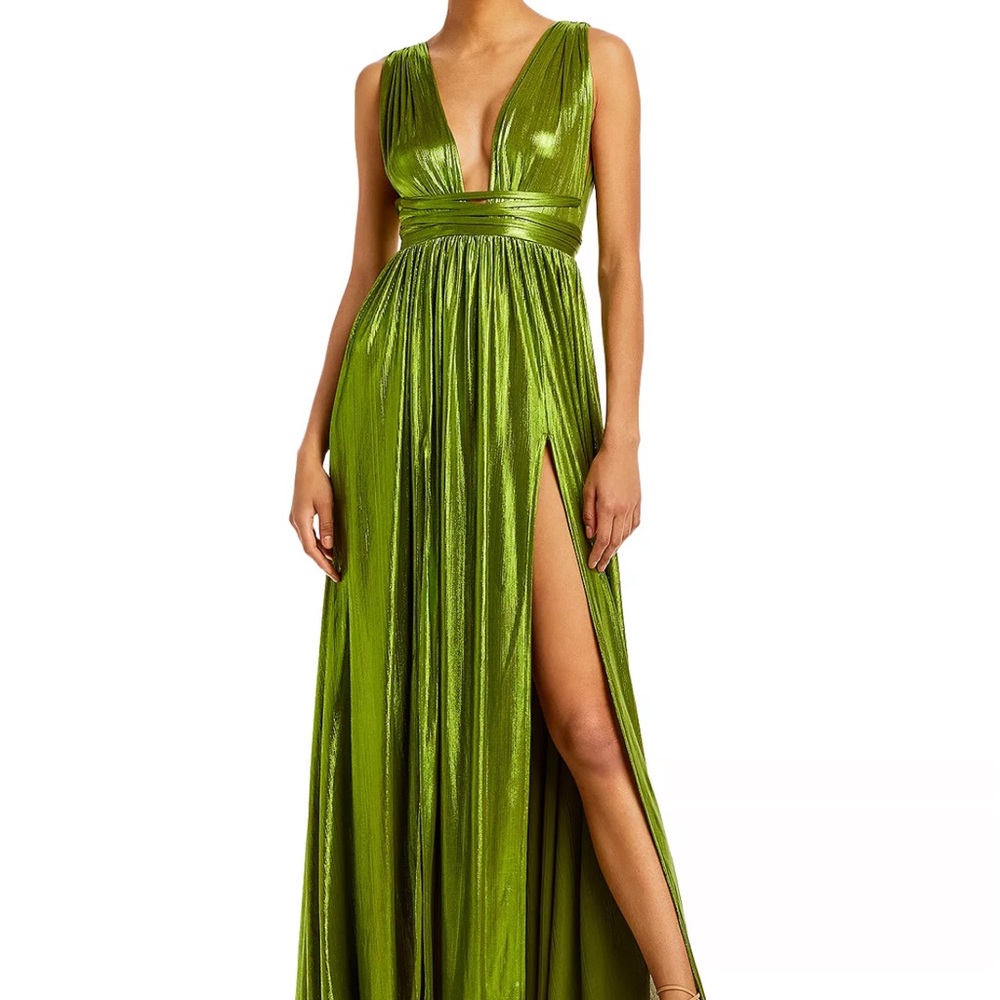 Bronx And Banco Romi Metallic Empire Gown